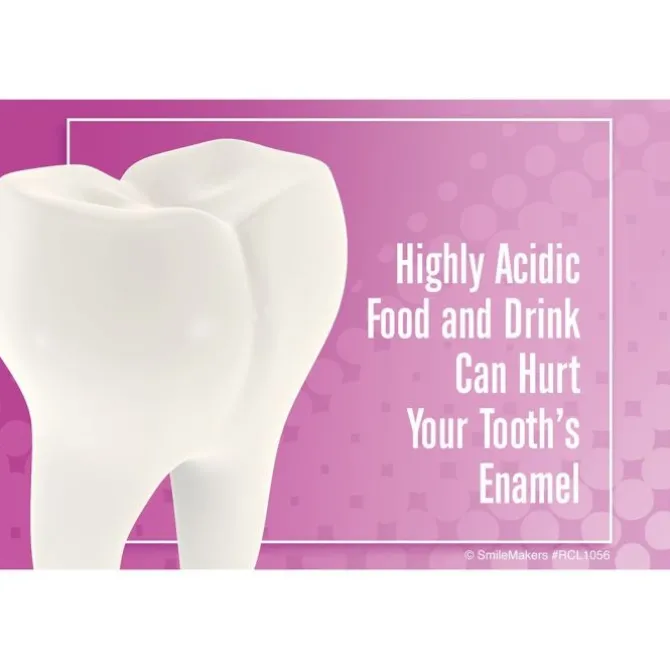 Acid Hurts Teeth Recall Cards