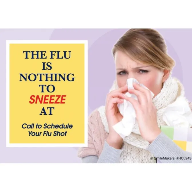Adult Flu Shot Recall Cards