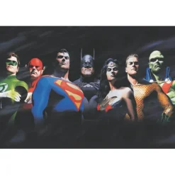 Alex Ross Justice League Peel & Stick Wallpaper Mural