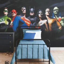 Alex Ross Justice League Peel & Stick Wallpaper Mural