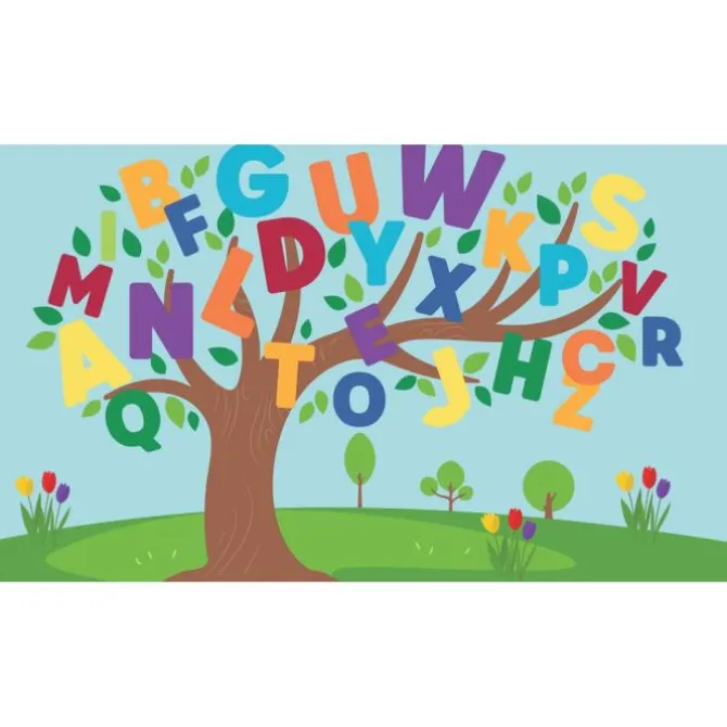 Alphabet Tree Peel & Stick Mural