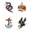 American Traditional Temporary Tattoos