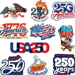 America 250th Vinyl Decals
