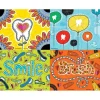 Assorted Dental Doodles Laser Cards