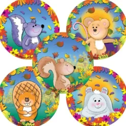 Assorted Fall Animals Stickers