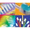 Asst. Bright Toothbrush Laser Cards