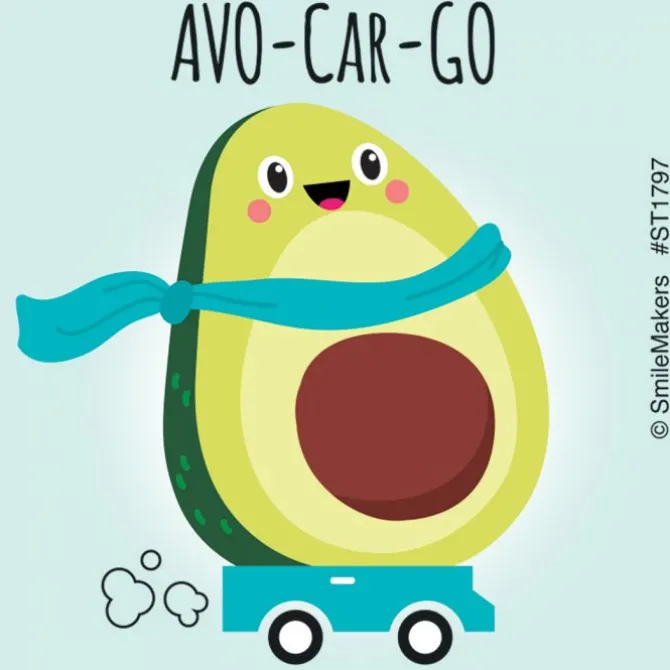 Avocado Pun Stickers