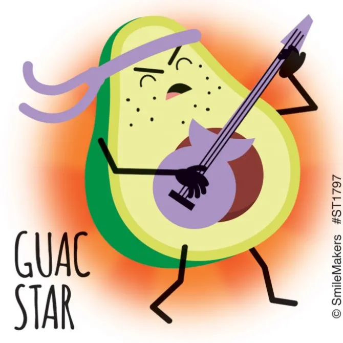 Avocado Pun Stickers