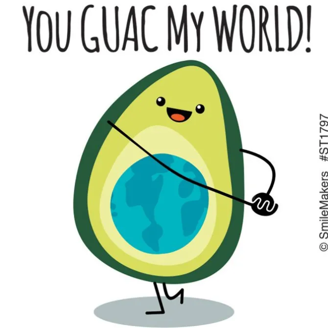 Avocado Pun Stickers