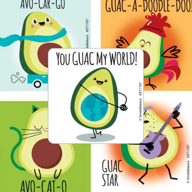 Avocado Pun Stickers