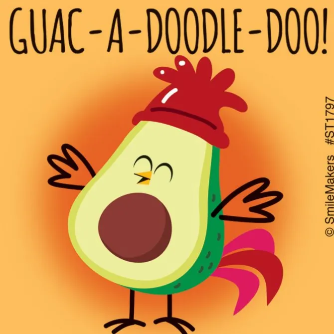 Avocado Pun Stickers