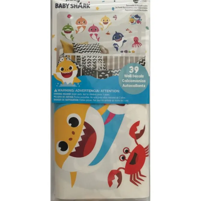 Baby Shark Assorted Wall Decals