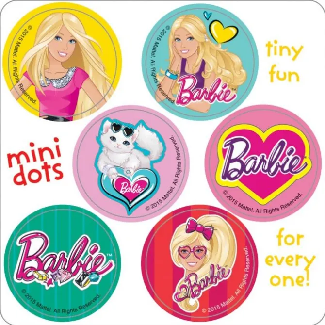 Barbie Mini Dot Stickers