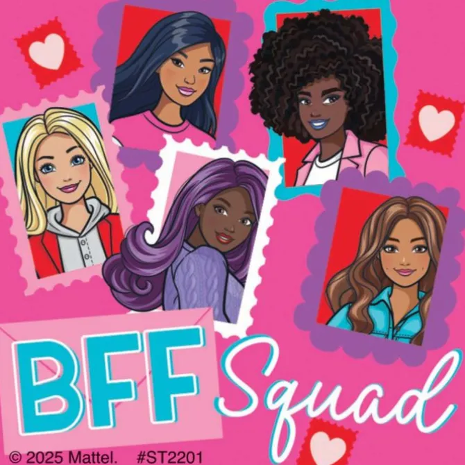 Barbie Valentine Stickers