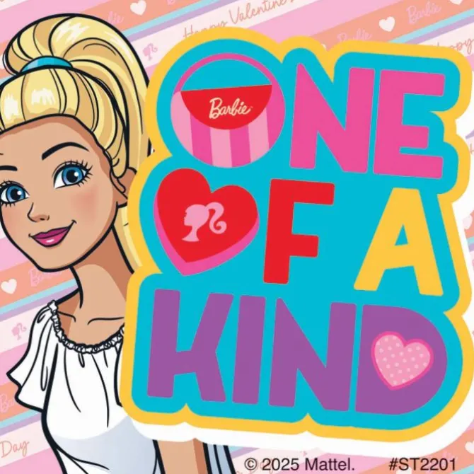 Barbie Valentine Stickers