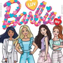 Barbie Valentine Stickers