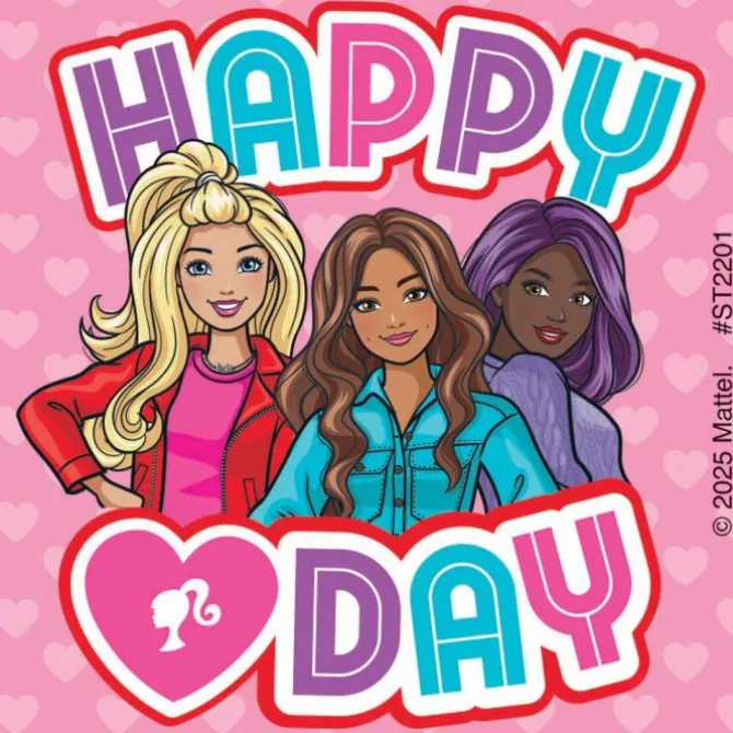 Barbie Valentine Stickers