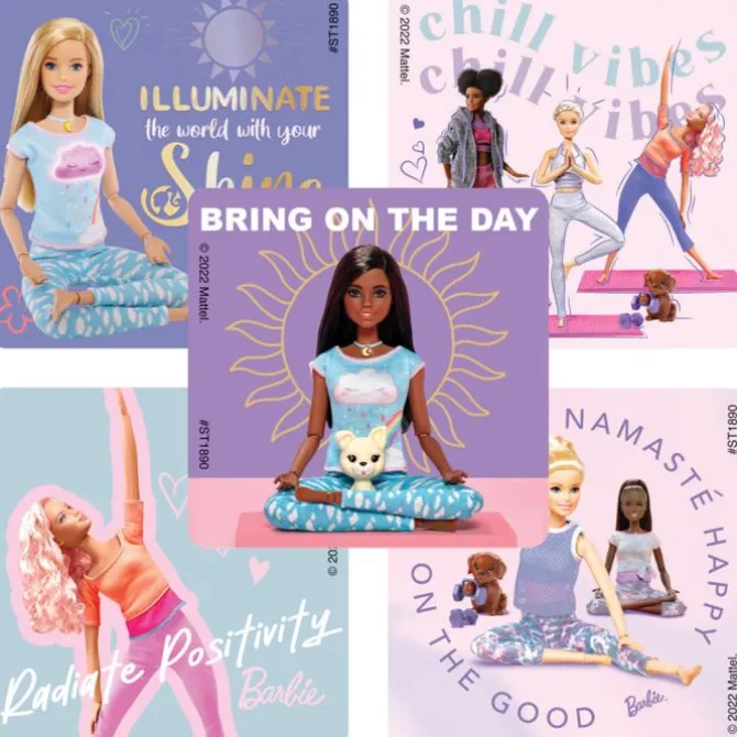 Barbie Yoga Stickers