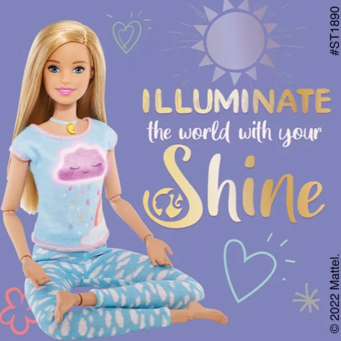 Barbie Yoga Stickers