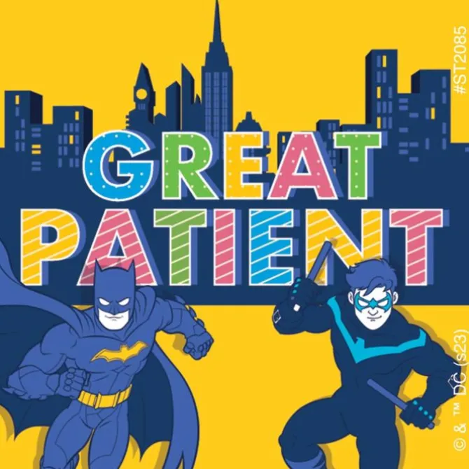 Batman Super Patient Stickers