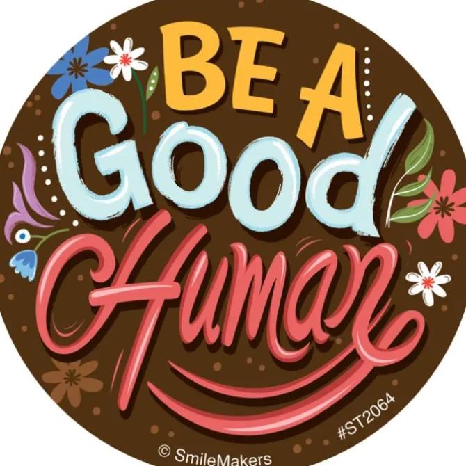 Be A Good Human Stickers