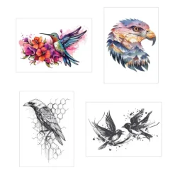 Birds of a Feather Temporary Tattoos
