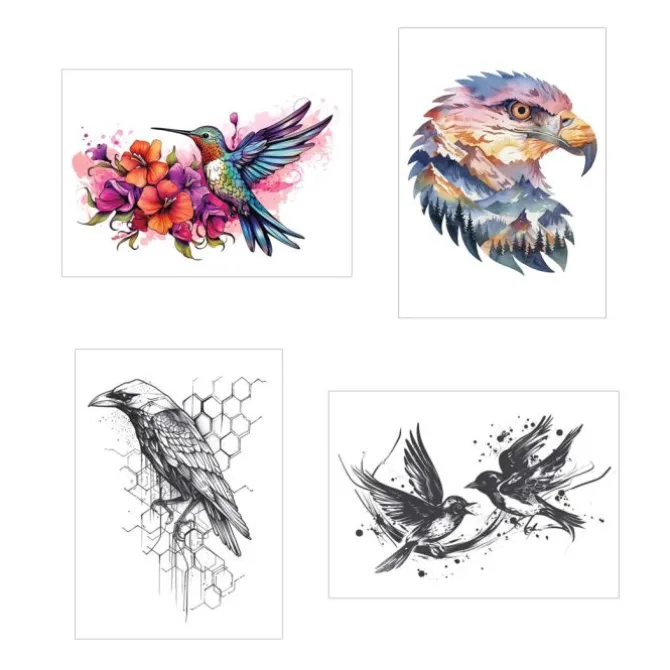 Birds of a Feather Temporary Tattoos