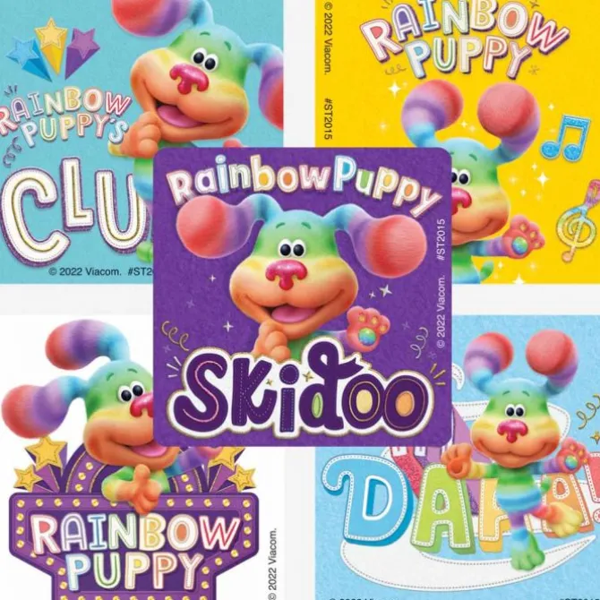 Blue's Clues & You Rainbow Puppy Stickers