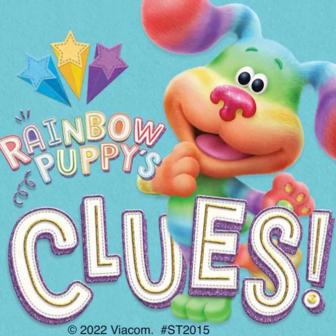 Blue's Clues & You Rainbow Puppy Stickers