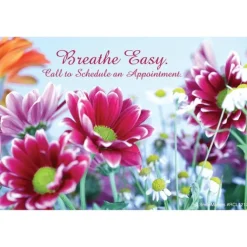 Breathe Easy Floral Recall Cards
