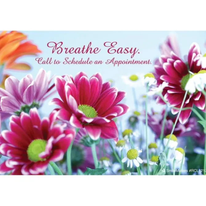 Breathe Easy Floral Recall Cards