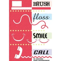 BrushFlossSmile Confirm Recall Cards