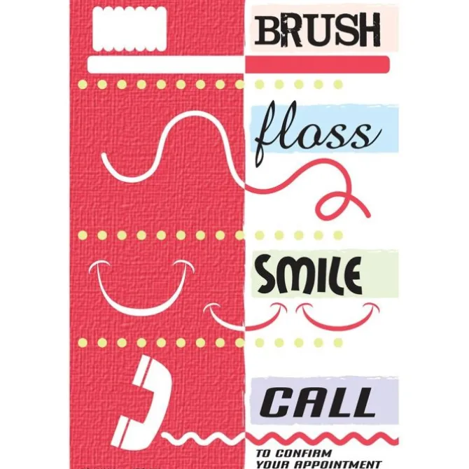 BrushFlossSmile Confirm Recall Cards