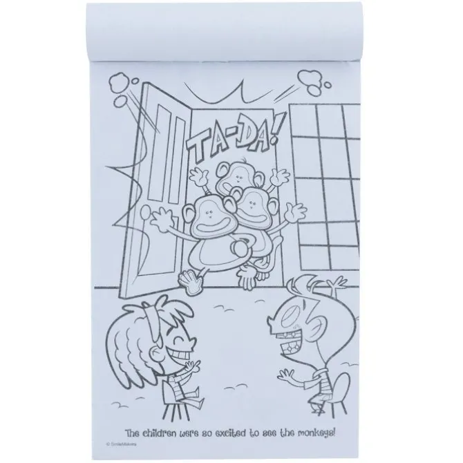 Brush, Floss, Smile Monkeys Coloring Books