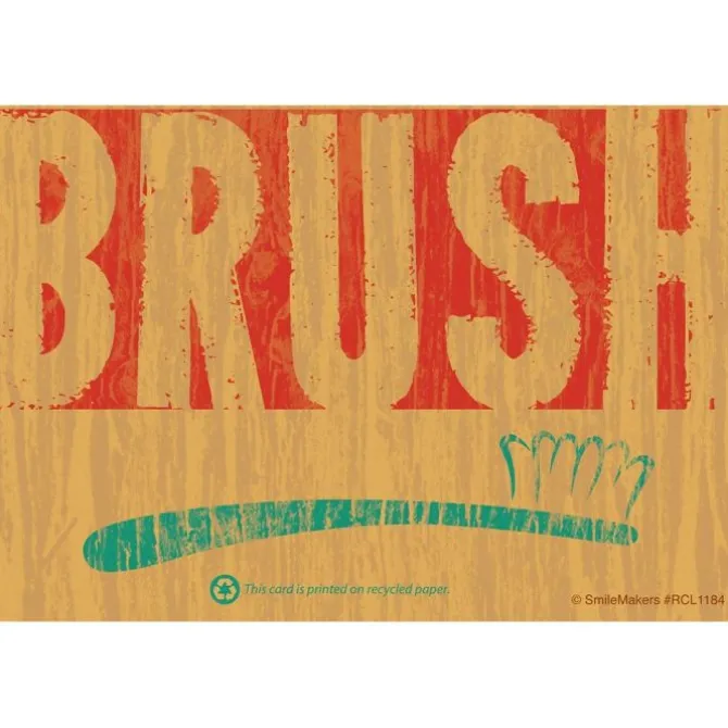 Brush Recycled Recall Cards