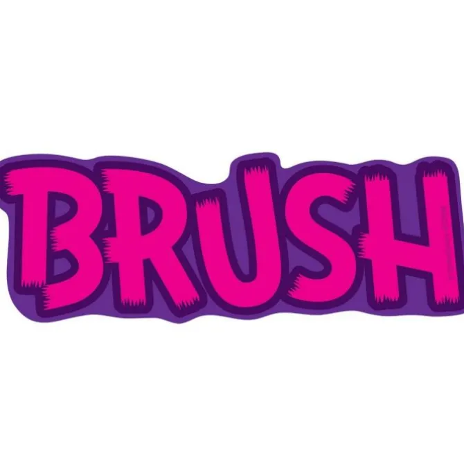 Brush Wall Decal