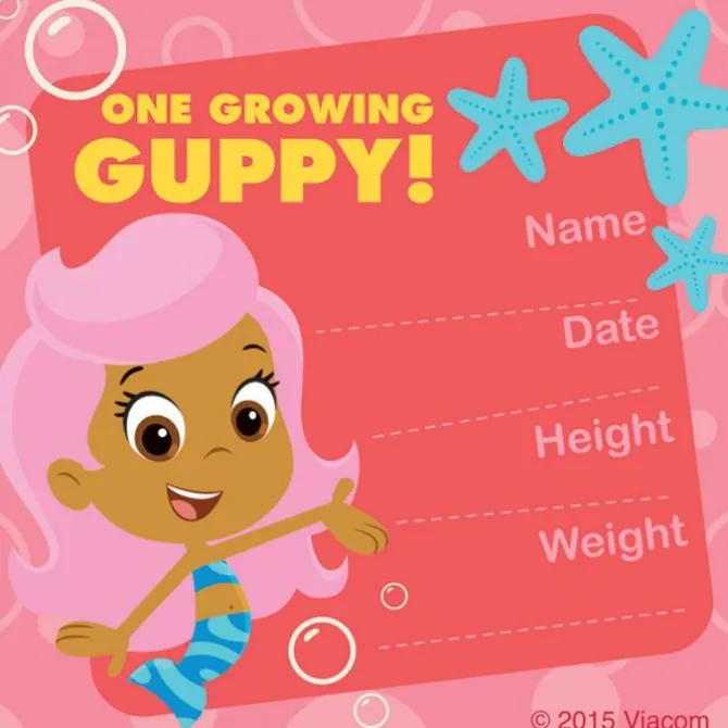 Bubble Guppies I've Grown Stickers