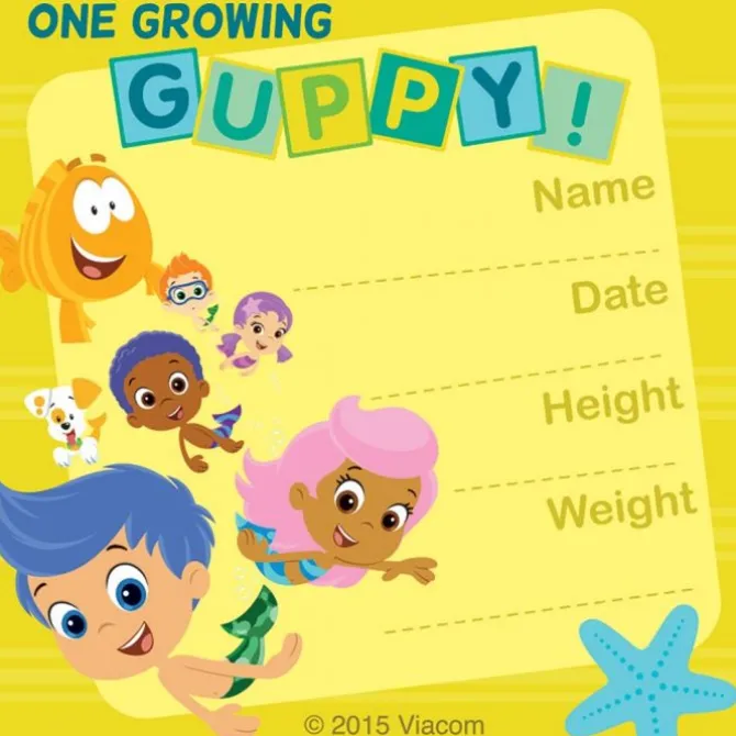 Bubble Guppies I've Grown Stickers