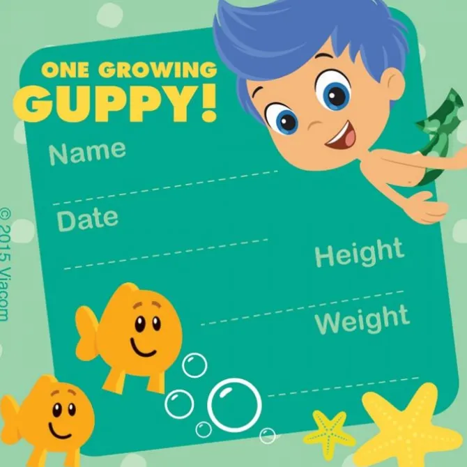 Bubble Guppies I've Grown Stickers