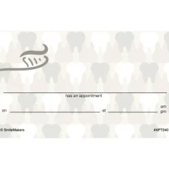 Camo Teeth Appointment Cards