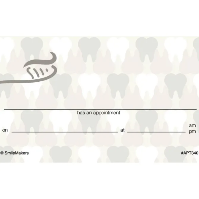 Camo Teeth Appointment Cards