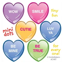 Candy Hearts Mini Dot Stickers