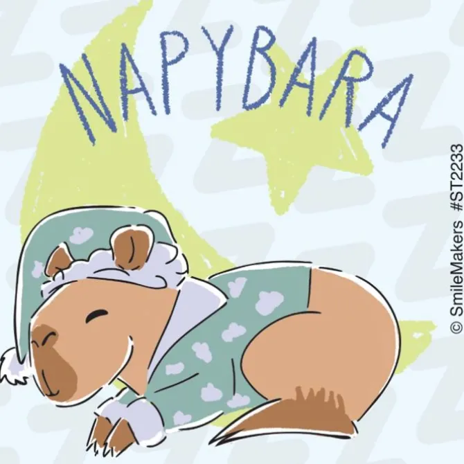 Capybara Puns Stickers