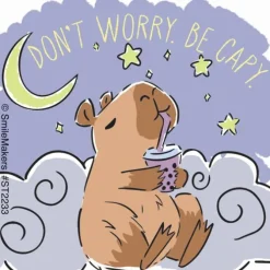 Capybara Puns Stickers