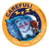 Careful Asleep Stickers