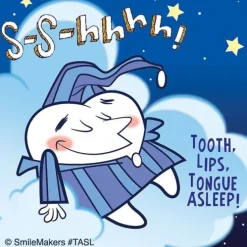 Careful... Tooth Asleep Stickers