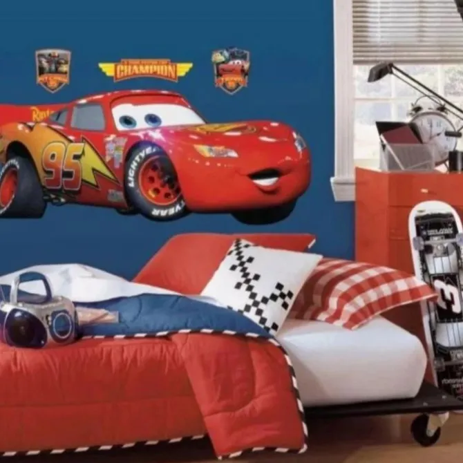 Cars Lightning McQueen Giant Peel & Stick Wall Decals