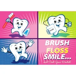 Cartoon Tooth Block Recall Cards