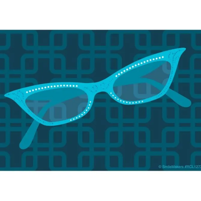Cat Eye Glasses Recall Cards
