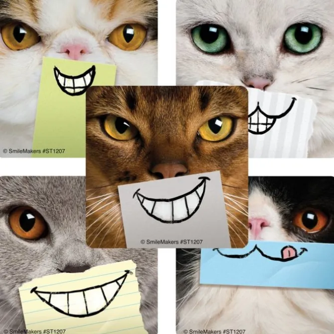 Cat Smiles Stickers